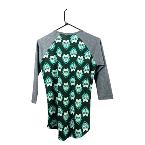 LuLaRoe Randy Women's Frankenstein 1/4 Sleeve Top - Picture 2 of 6